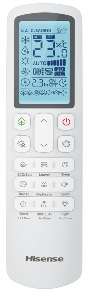 Hisense ����������� �����-������� ��������-����������� ���� ����� HEAVY EU DC INVERTER R32 Wi-Fi AUV-48UR4RC8/AUW-48U6RN8 WI-FI